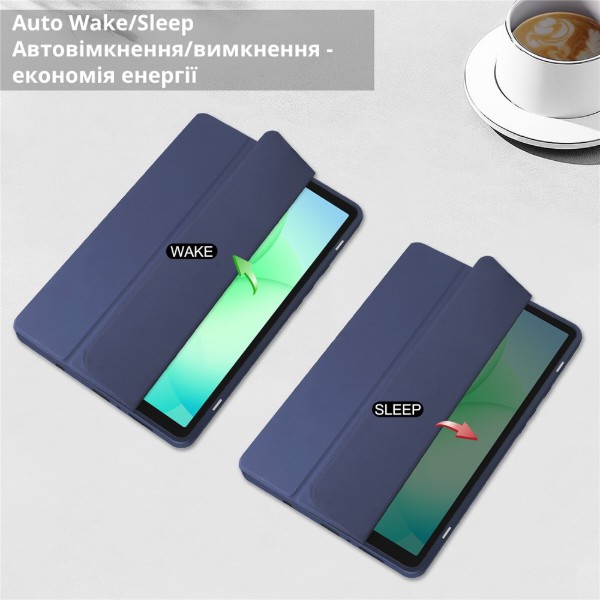 Фото - Чехол для планшета BeCover Soft Edge TPU с креплением for Samsung Galaxy Tab A11 Plus SM-X236B 11" Deep Blue (715566)